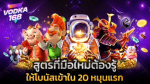 สูตรที่มือใหม่ต้องรู้ ปรับเบทยังไงให้โบนัสเข้าใน 20 หมุนแรก